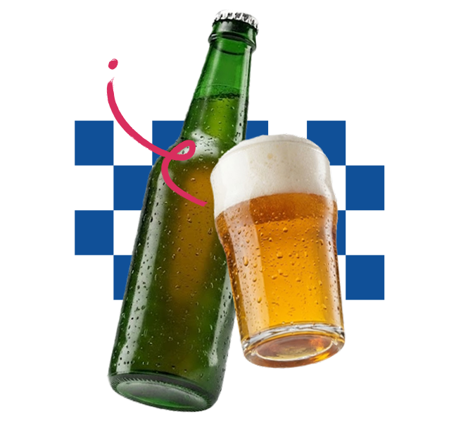 cerveja zero imagem garrafa e copo